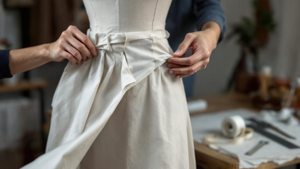 adjusting waist and hips