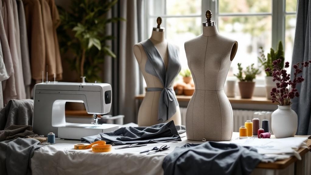 sewing garments with precision