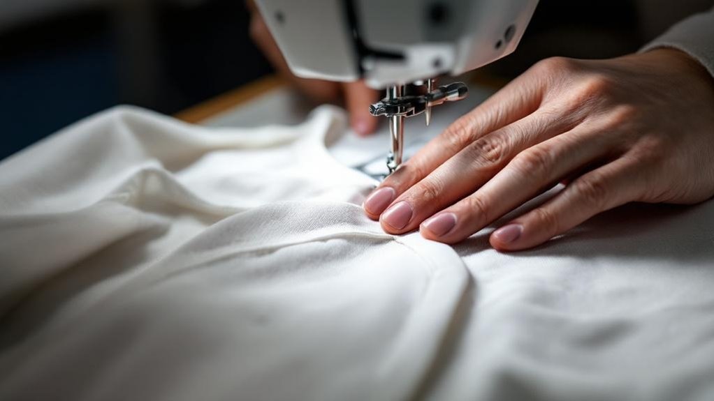 sewing neat necklines armholes
