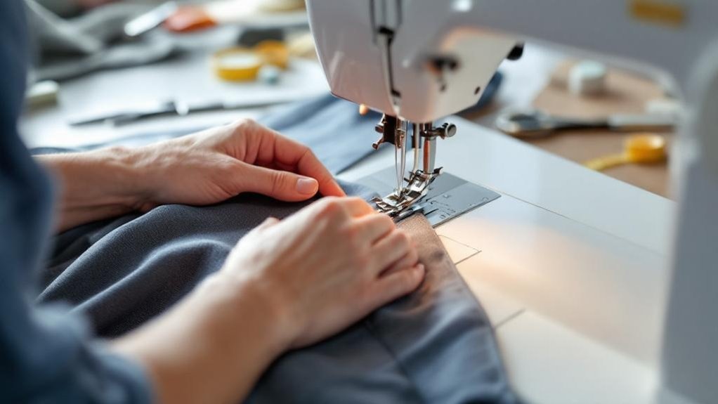 sewing waistbands and casings