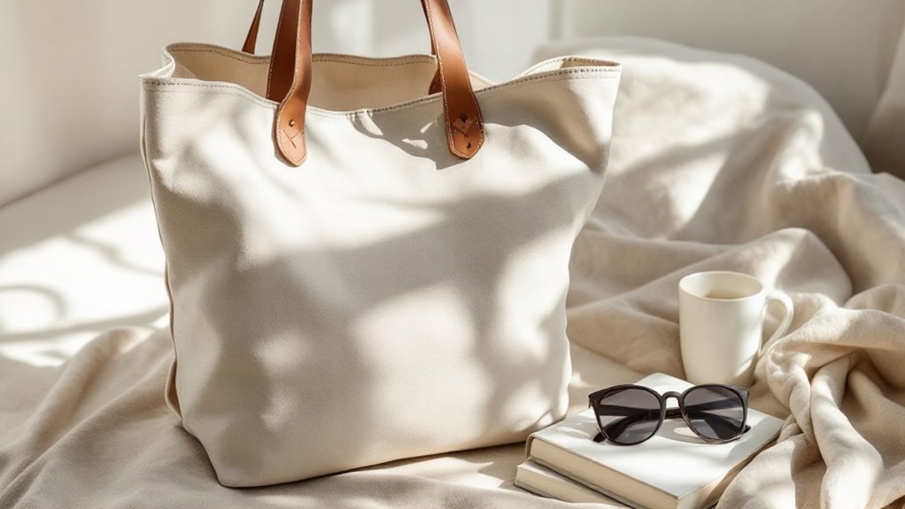 fast weekend canvas tote
