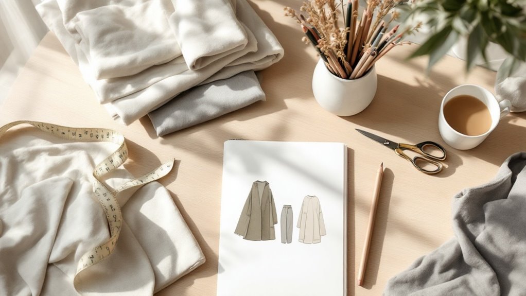 handmade minimalist seasonal wardrobe